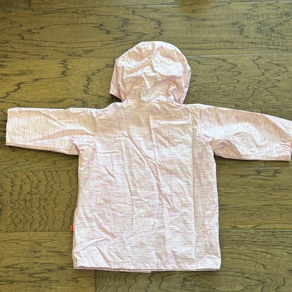 Pink Hooded Rain Jacket - Picture 6 of 8